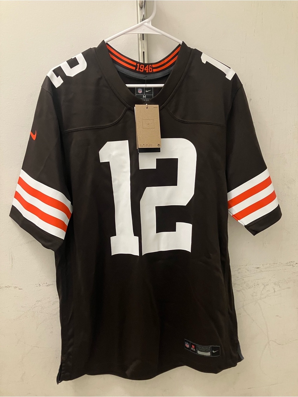 Shadeur Sanders Cleveland Browns Jersey men’s medium NWT